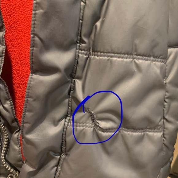 Boys Calvin Klein winter jacket/coat grey size small - Picture 5 of 5